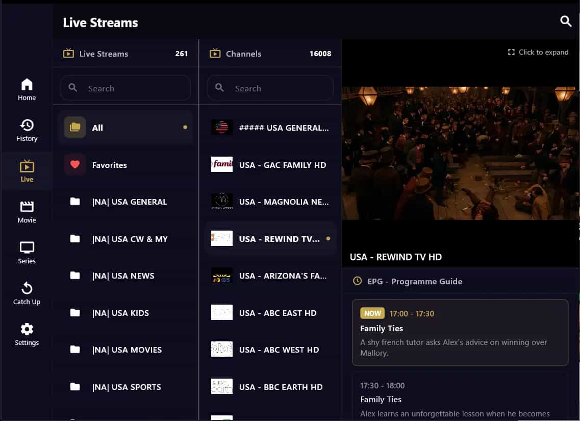 SUPA Legacy IPTV on PC